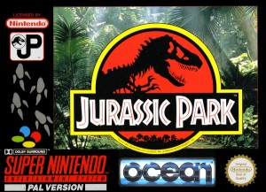 Jurrassic park SNES boxart