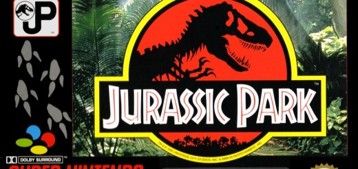 Jurrassic park SNES boxart