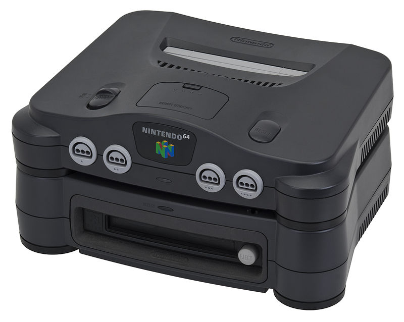 Nintendo 64 with the 64DD