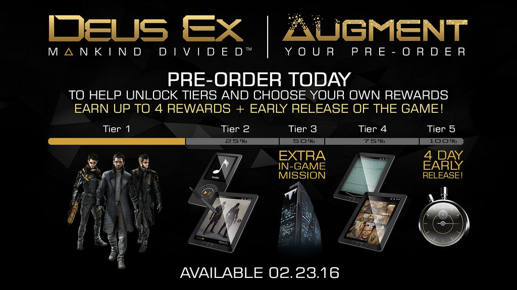 Deus Ex Mankind Divided Pre-order