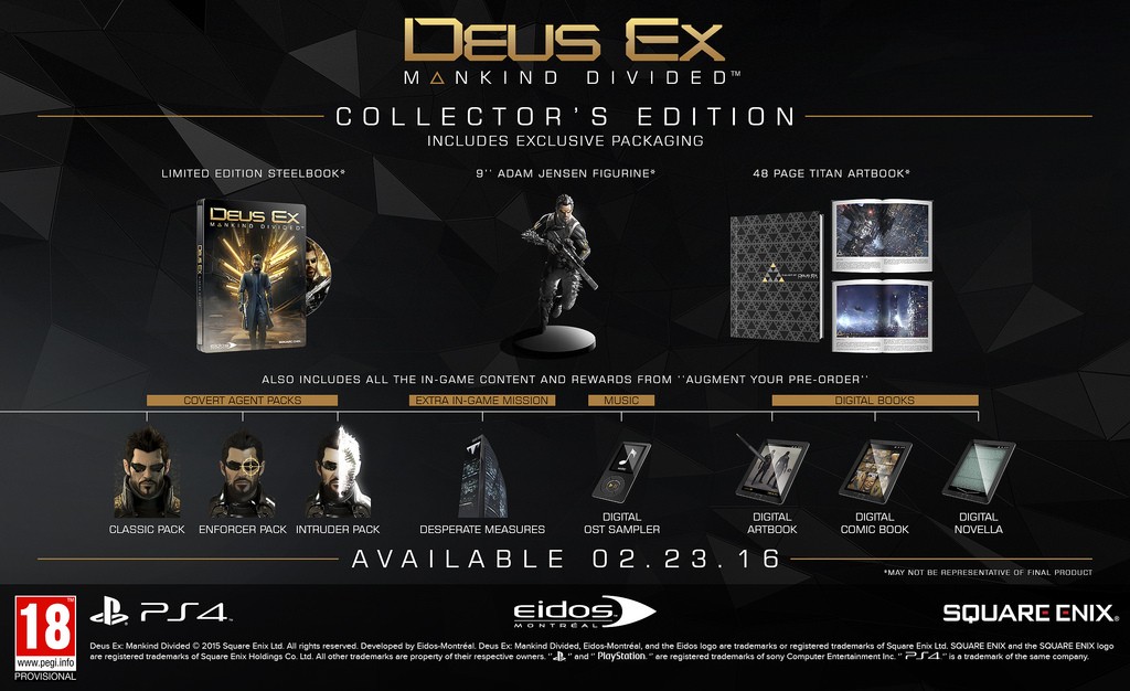 Deus Ex Mankind Divided Collector's Edition